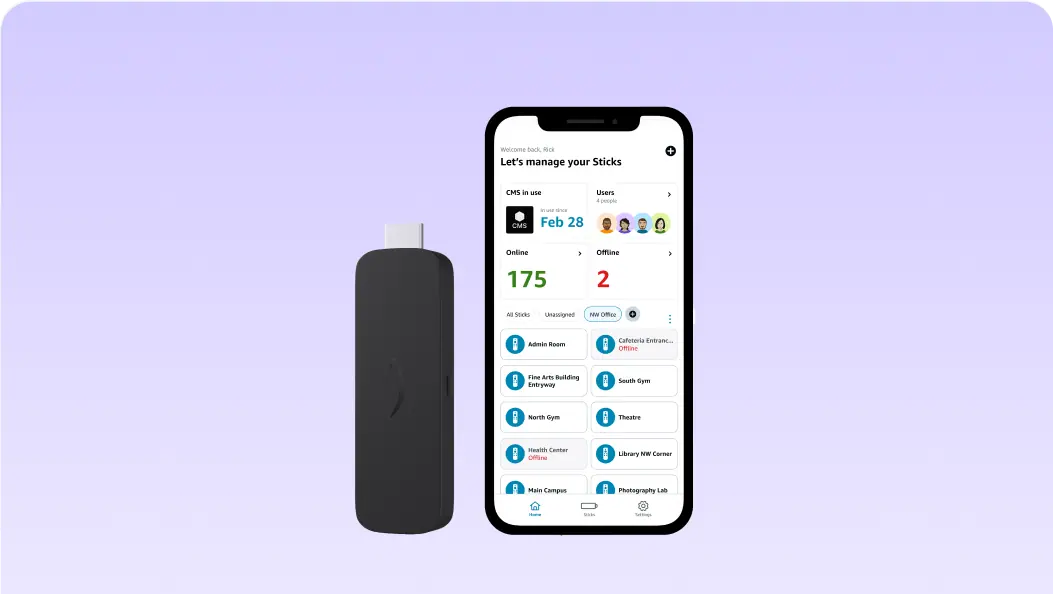 Amazon Signage Stick