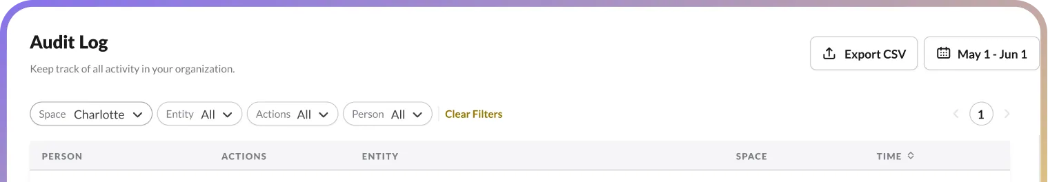 Account Management Screenshot